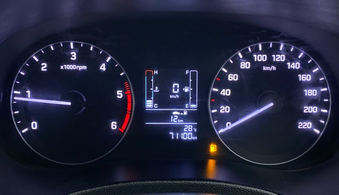 2018 Hyundai Creta 1.6 SX CRDI, Diesel, Manual, 71,226 km, Odometer View