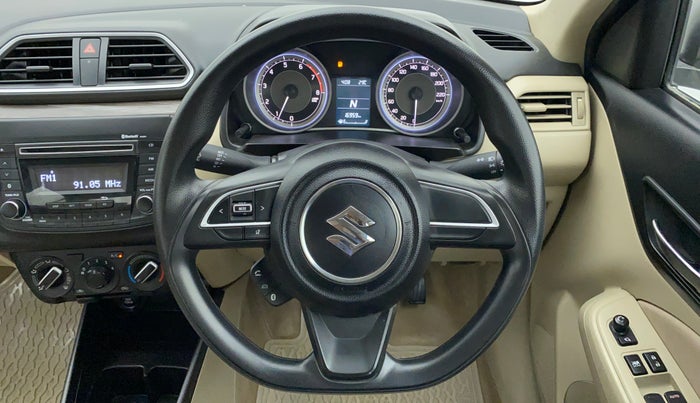2020 Maruti Dzire VXI AMT, Petrol, Automatic, 17,157 km, Steering Wheel Close Up