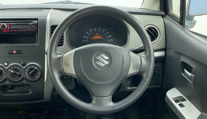 2010 Maruti Wagon R 1.0 LXI, Petrol, Manual, 86,967 km, Steering Wheel Close Up