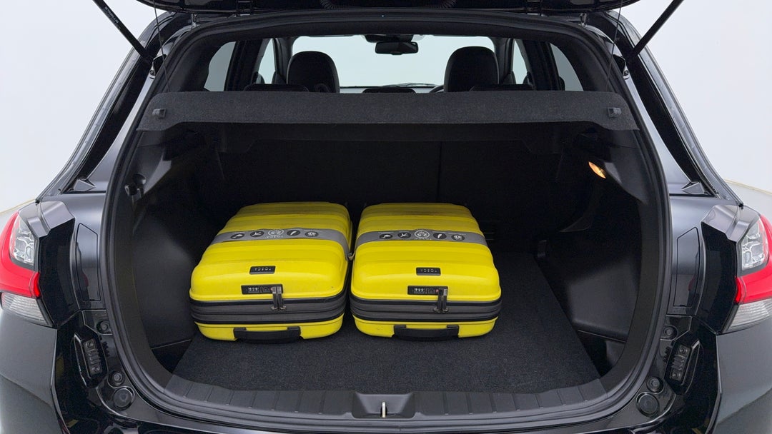 Boot Inside View with Luggage