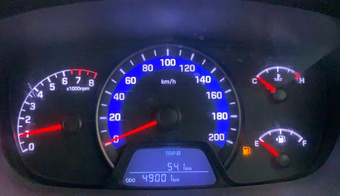2014 Hyundai Xcent SX 1.2 (O), Petrol, Manual, 49,001 km, Odometer Image