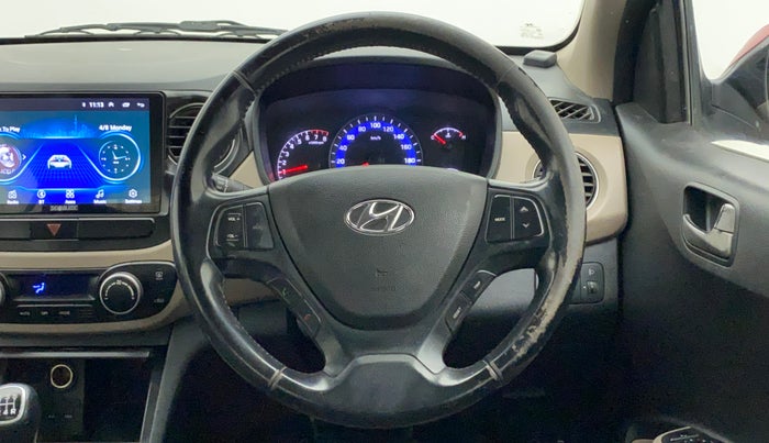 2014 Hyundai Xcent SX 1.2 (O), Petrol, Manual, 49,001 km, Steering Wheel Close Up