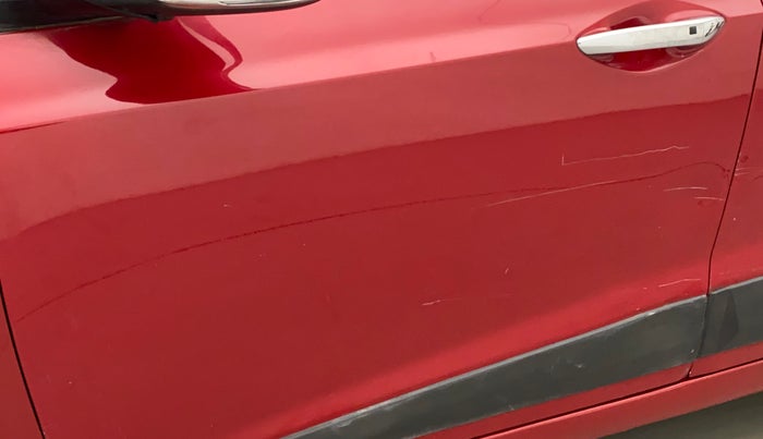 2014 Hyundai Xcent SX 1.2 (O), Petrol, Manual, 49,001 km, Front passenger door - Slightly dented