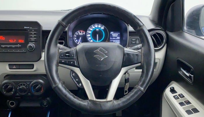 2017 Maruti IGNIS DELTA 1.2 K12, Petrol, Manual, 38,829 km, Steering Wheel Close Up