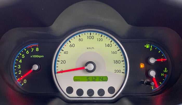 2010 Hyundai i10 MAGNA 1.2, Petrol, Manual, 51,259 km, Odometer Image
