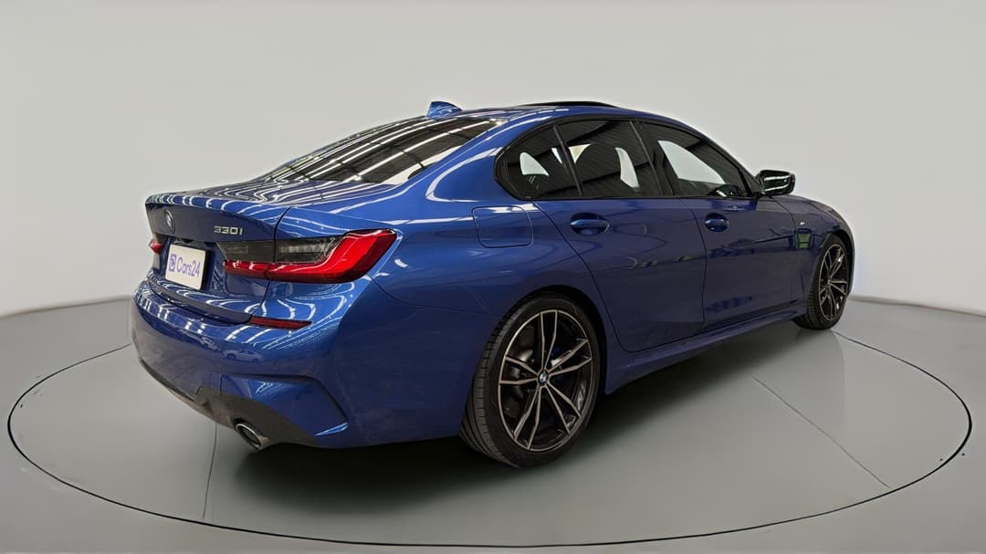 2021 BMW 3 30i M Sport, Automatic, 65306 km, Right Back Diagonal (45- Degree) View