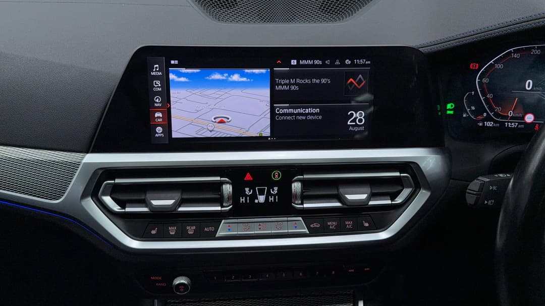 2021 BMW 3 30i M Sport, Automatic, 65306 km, Center Console