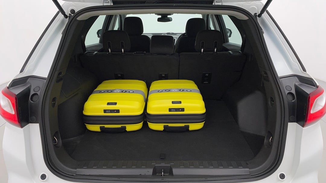 Boot Inside View with Luggage