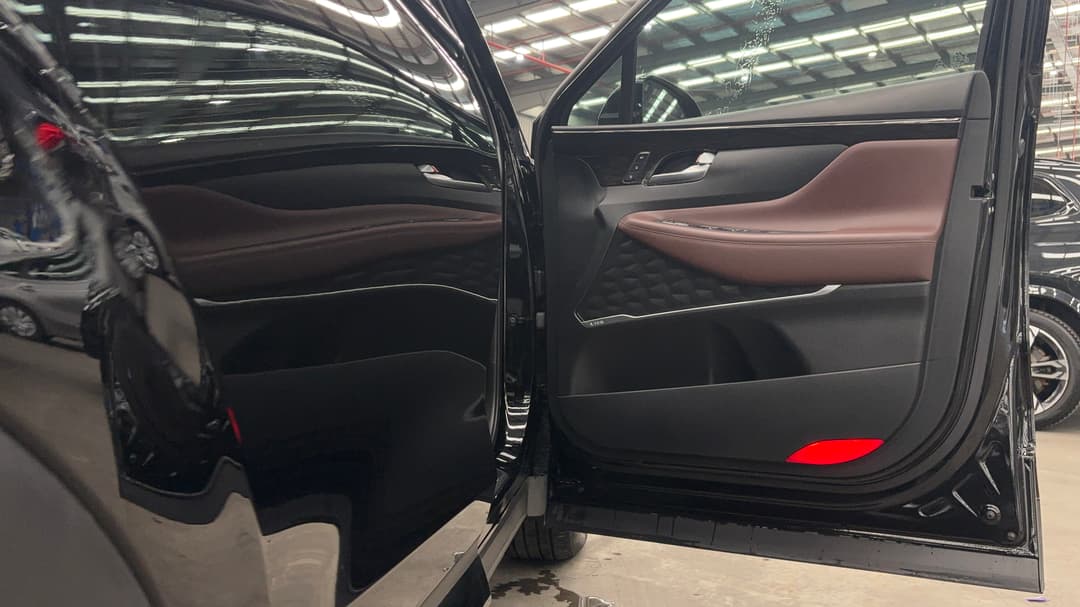 2018 Hyundai Santa Fe Highlander Crdi Dark Burg AWD, Automatic, 143188 km, Speaker View