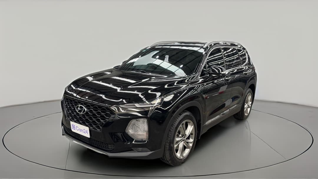 2018 Hyundai Santa Fe Highlander Crdi Dark Burg AWD, Automatic, 143188 km, Left Front Diagonal (45- Degree) View