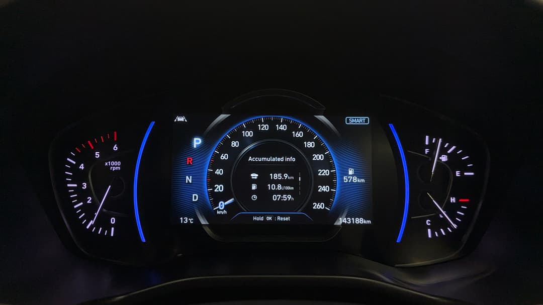 2018 Hyundai Santa Fe Highlander Crdi Dark Burg AWD, Automatic, 143188 km, Odometer View