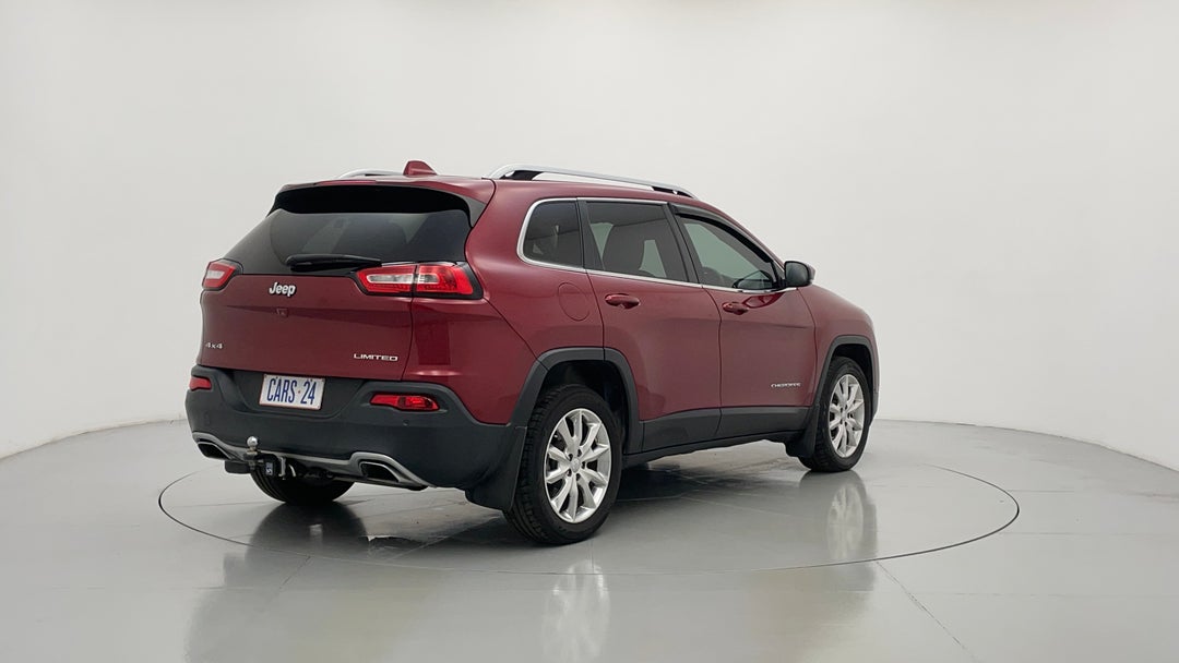 2015 Jeep Cherokee Limited (4x4), Automatic, 84331 km, Right Back Diagonal (45- Degree) View
