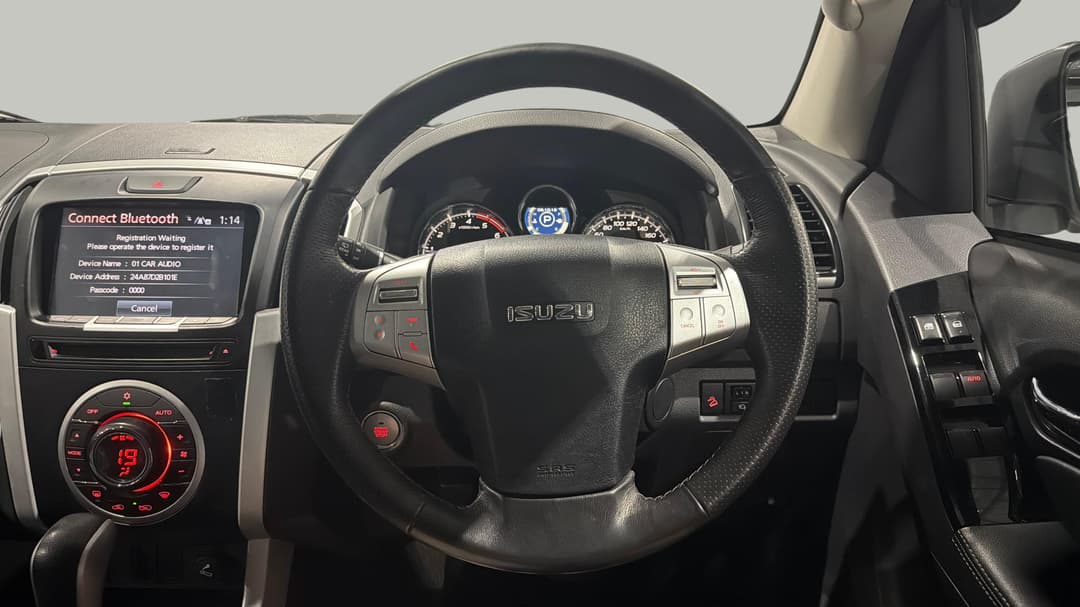 2020 Isuzu MU-X Ls-t (4x2), Automatic, 92789 km, Steering Wheel Close-up