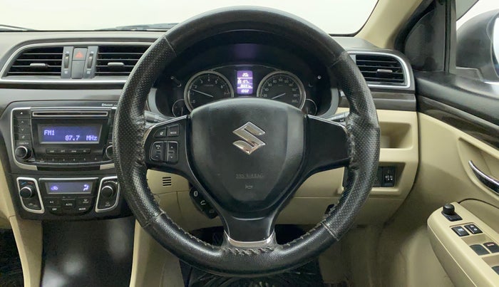 2015 Maruti Ciaz ZXI, Petrol, Manual, 86,689 km, Steering Wheel Close Up