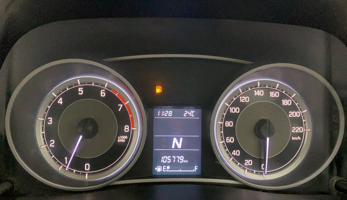 2017 Maruti Dzire ZXI PLUS AMT, Petrol, Automatic, 1,05,779 km, Odometer Image