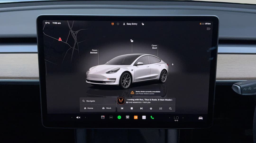 2023 Tesla Model 3 Long Range, Automatic, 59980 km, Infotainment System