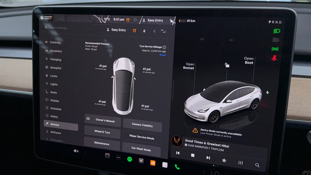 2023 Tesla Model 3 Long Range, Automatic, 59980 km, Service History