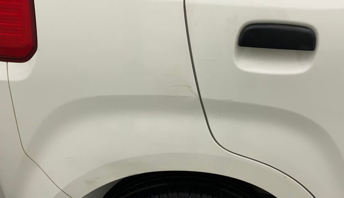 2022 Maruti New Wagon-R LXI 1.0, Petrol, Manual, 13,984 km, Right quarter panel - Minor scratches