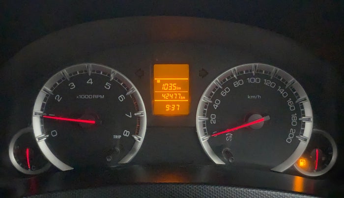 2012 Maruti Swift VXI, Petrol, Manual, 42,605 km, Odometer Image