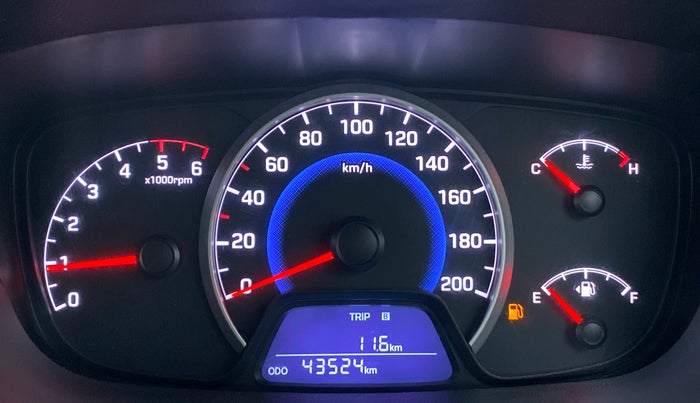 2016 Hyundai Grand i10 ASTA 1.1 (O) CRDI, Diesel, Manual, 43,525 km, Odometer Image
