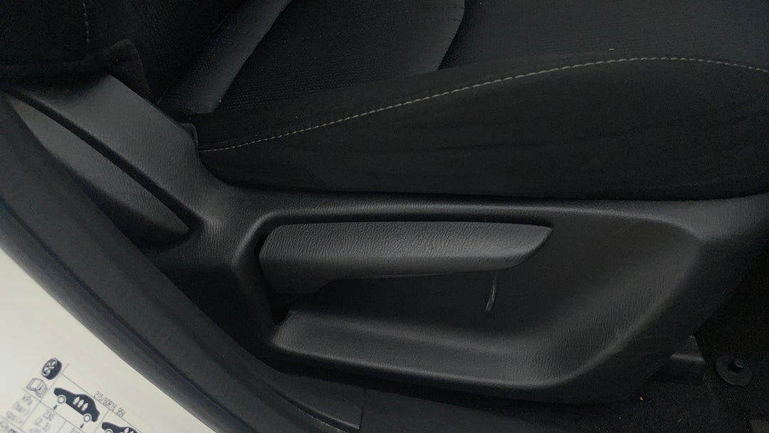 Drivers Side Adjustment Panel