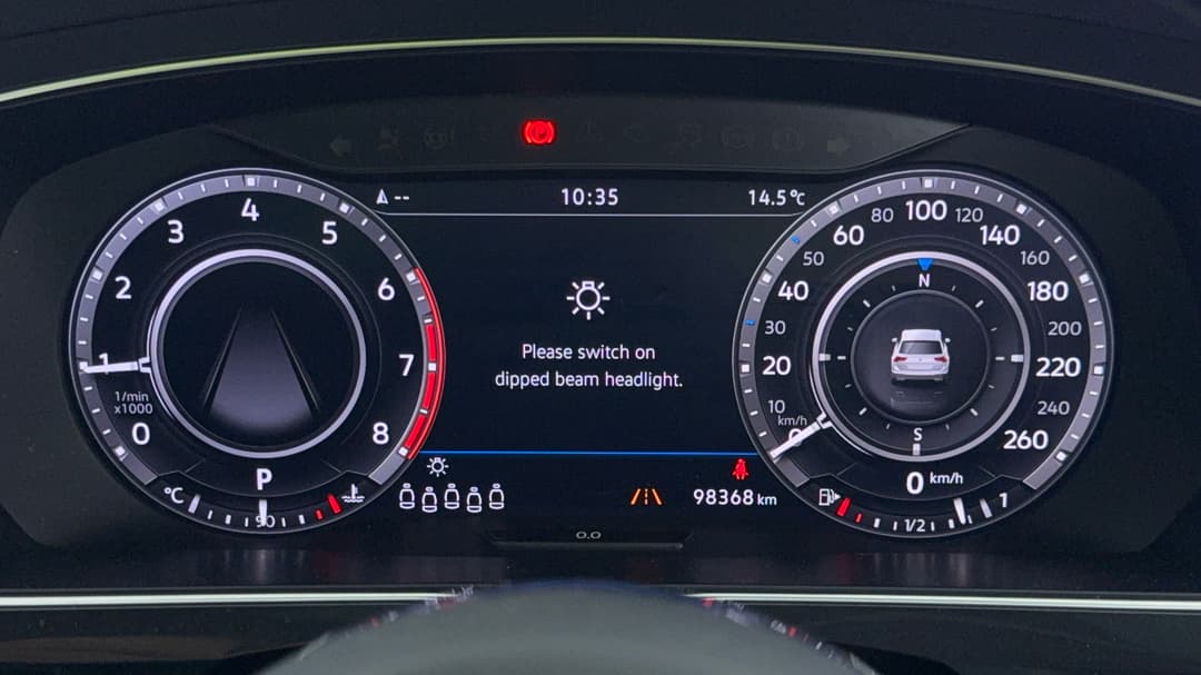 2018 Volkswagen Tiguan Allspace 162 Tsi Highline, Automatic, 98368 km, Odometer View