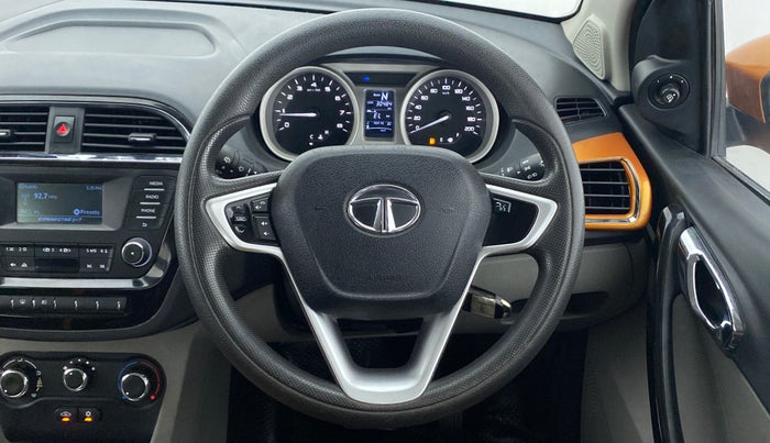 2017 Tata Tiago XZA 1.2 REVOTRON, Petrol, Automatic, 30,777 km, Steering Wheel Close Up