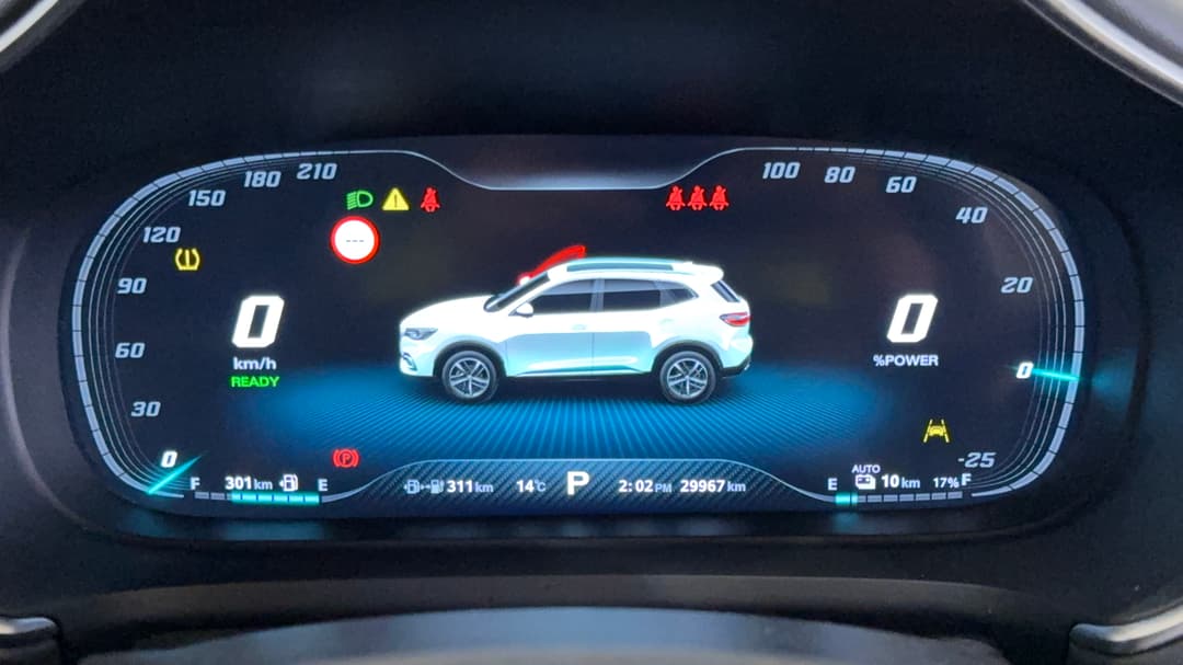 2022 MG HS +ev Phev Essence, Automatic, 29967 km, Odometer View