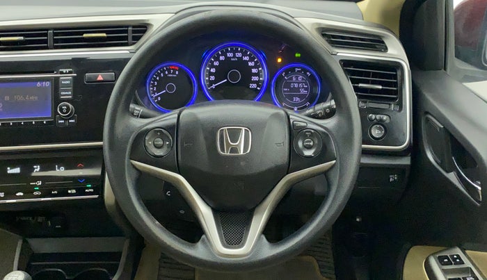 2017 Honda City 1.5L I-VTEC V MT, Petrol, Manual, 78,157 km, Steering Wheel Close Up