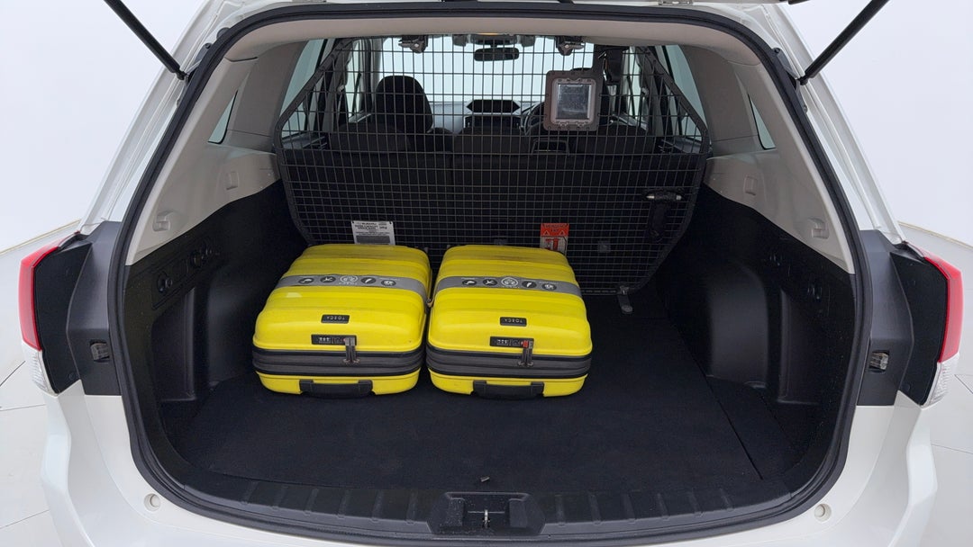Boot Inside View with Luggage