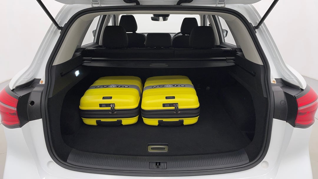 Boot Inside View with Luggage