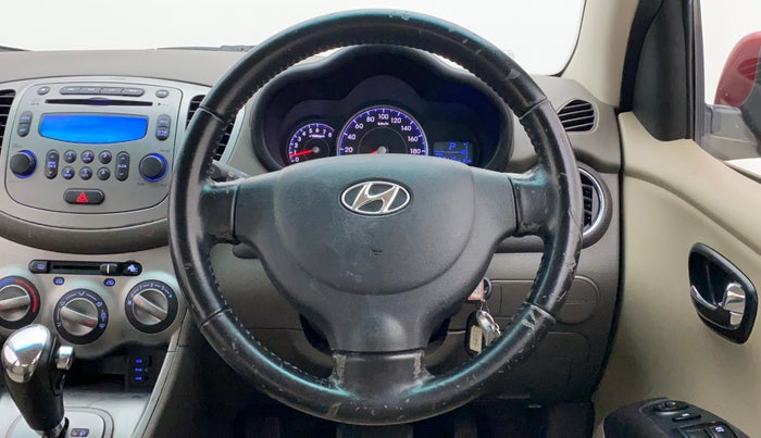 2012 Hyundai i10 SPORTZ 1.2 AT, Petrol, Automatic, 67,465 km, Steering Wheel Close Up