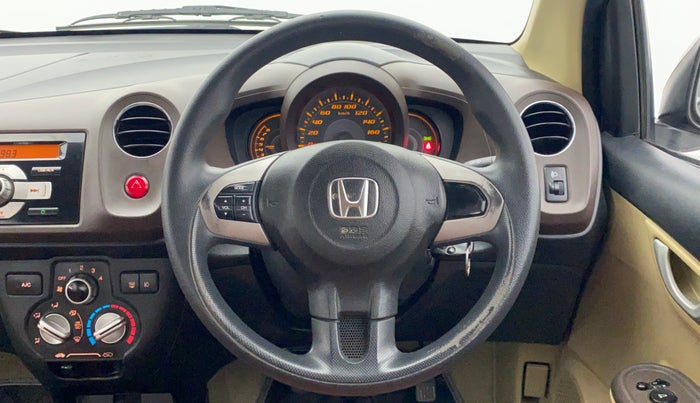 2013 Honda Amaze 1.2 VXMT I VTEC, Petrol, Manual, 47,729 km, Steering Wheel