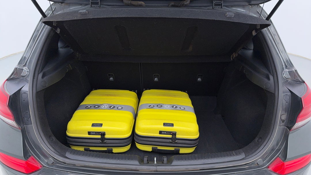 Boot Inside View with Luggage