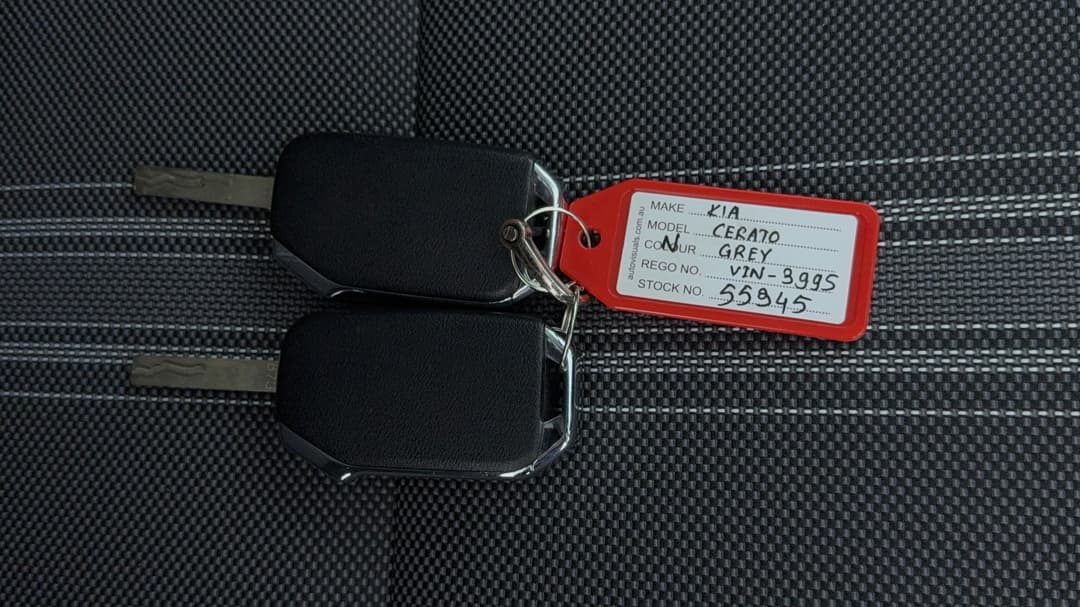 2022 Kia Cerato Sport, Automatic, 45683 km, Key Close-up