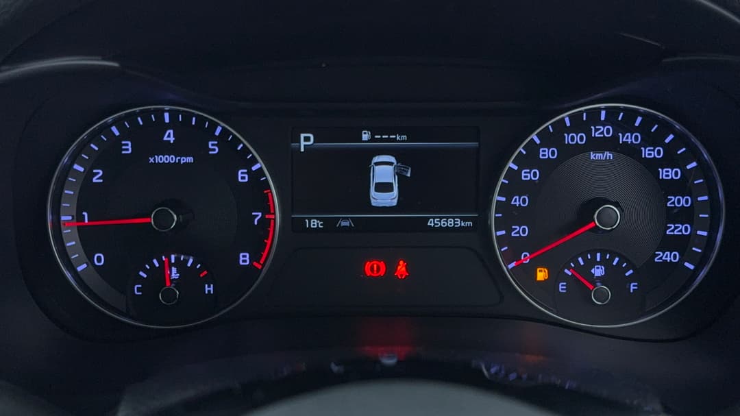 2022 Kia Cerato Sport, Automatic, 45683 km, Odometer View
