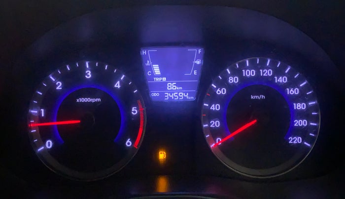 2016 Hyundai Verna FLUIDIC 4S 1.6 VTVT S, Petrol, Manual, 34,594 km, Odometer Image