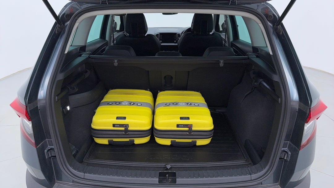 Boot Inside View with Luggage