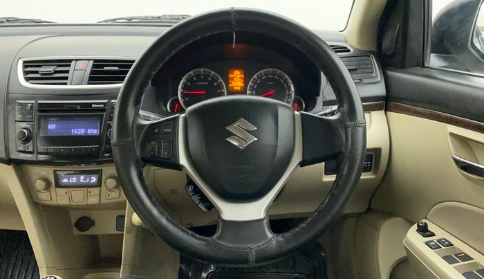 2015 Maruti Swift Dzire ZXI, Petrol, Manual, 43,488 km, Steering Wheel Close Up