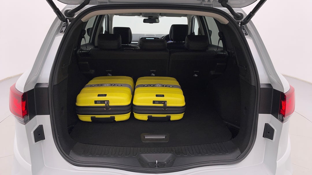 Boot Inside View with Luggage