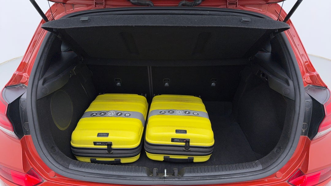Boot Inside View with Luggage
