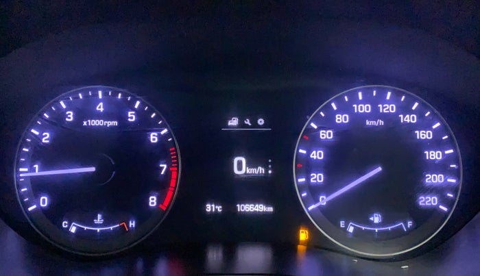 2015 Hyundai Elite i20 ASTA 1.2, Petrol, Manual, 1,06,648 km, Odometer Image