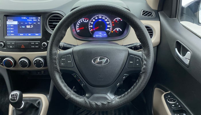 2019 Hyundai Grand i10 SPORTZ 1.2 KAPPA VTVT, Petrol, Manual, 25,714 km, Steering Wheel Close Up