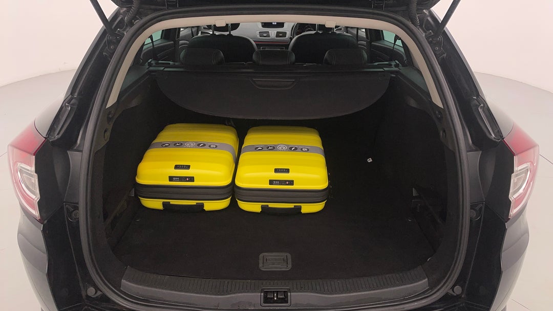 Boot Inside View with Luggage