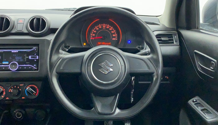 2018 Maruti Swift LXI D, Petrol, Manual, 3,516 km, Steering Wheel Close Up