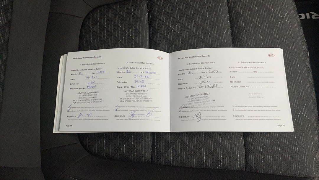 2021 Kia Rio S, Automatic, 38894 km, Service History