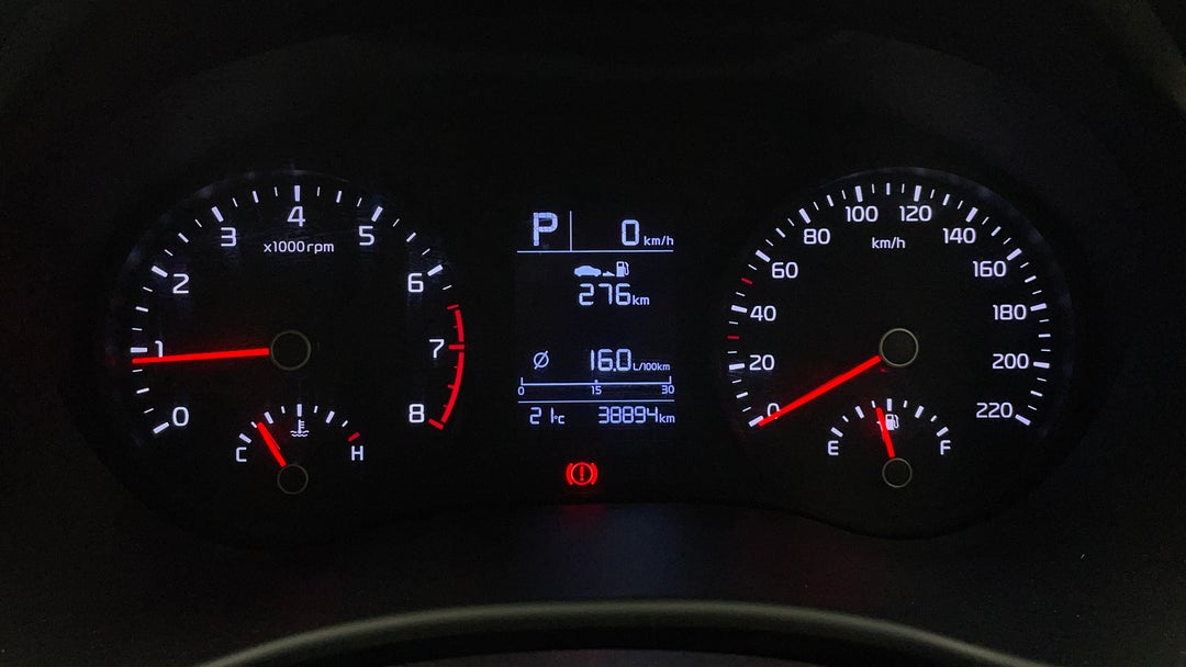 2021 Kia Rio S, Automatic, 38894 km, Odometer View