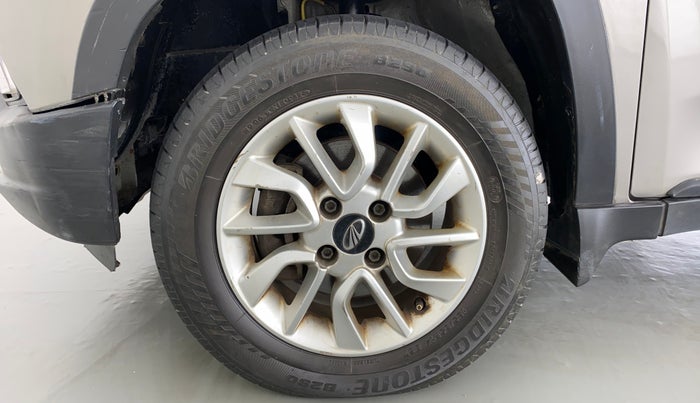2016 Mahindra Kuv100 K8 6 STR, Petrol, Manual, 20,213 km, Left Front Wheel