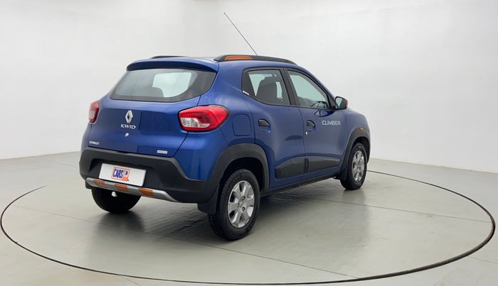 2019 Renault Kwid CLIMBER 1.0 AT, Petrol, Automatic, 7,327 km, Right Back Diagonal (45- Degree) View