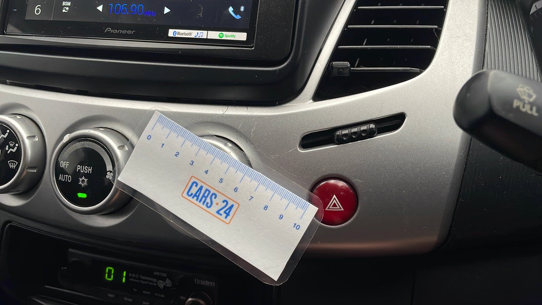 Center Console Scratch